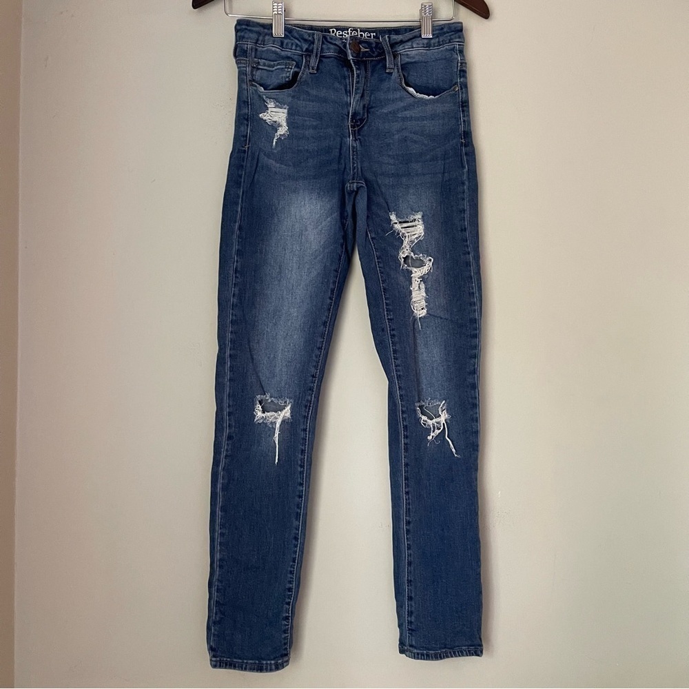 Resfeber New York Collection | Blue Denim Skinny Jean | Size 6
